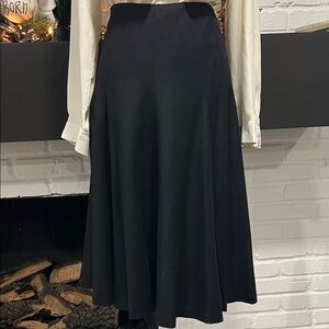Talbots Classic Black A-Line Skirt